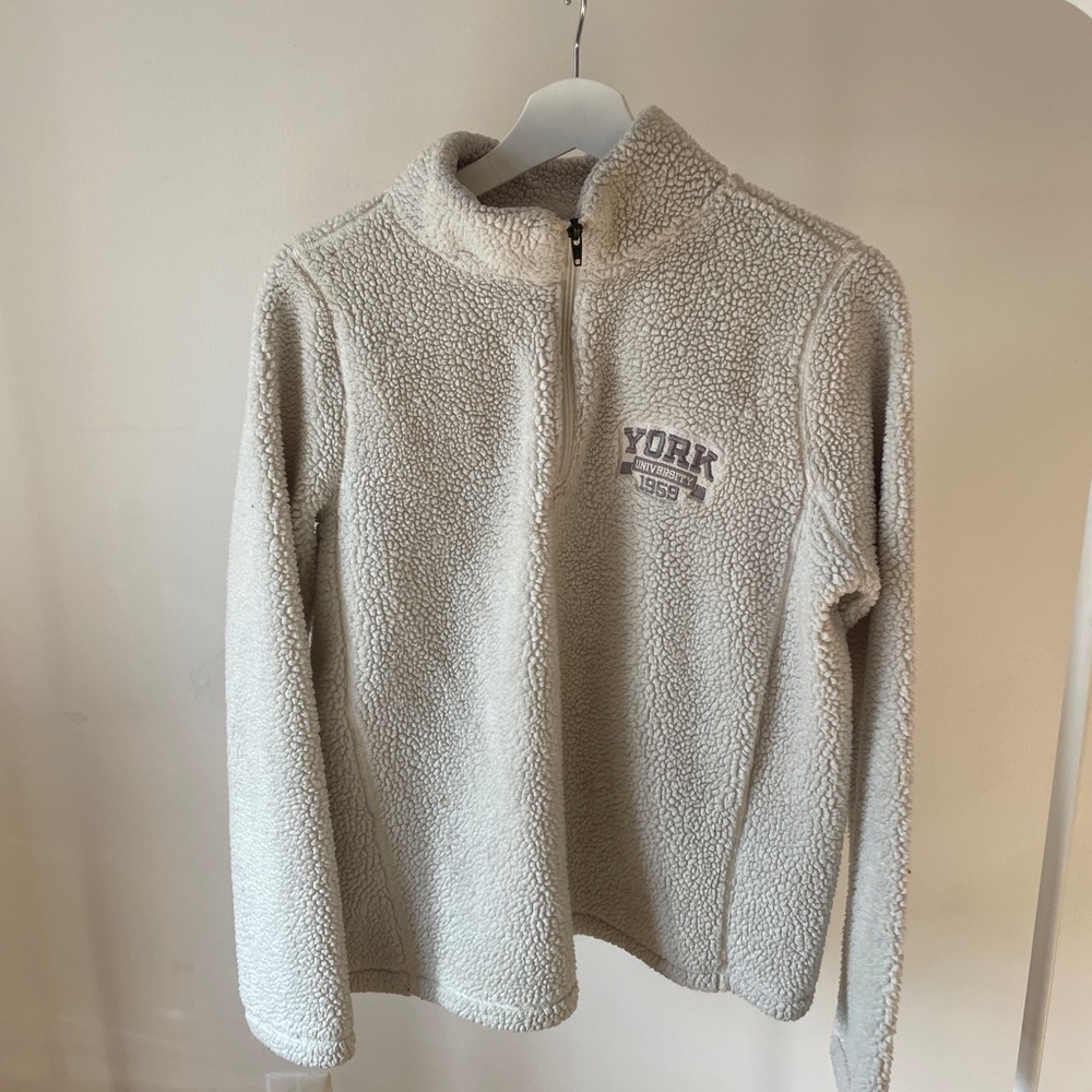 York university fleece sweater
